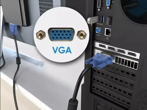 Cable Svga Generic 1.8m Negro/azul Macho - Macho - Imagen 4